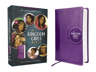 Niv, Kingdom Girls Bible, Full Color, Leathersoft, Purple, Comfort Print: Meet the Women in God's Story - Syswerda, Jean E