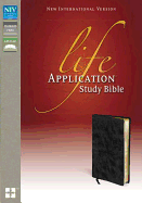 NIV, Life Application Study Bible, Second Edition, Bonded Leather, Black