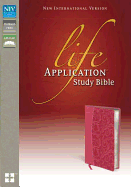NIV, Life Application Study Bible, Second Edition, Leathersoft, Pink, Red Letter Edition