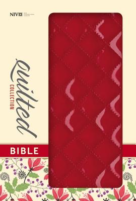 NIV, Quilted Collection Bible, Imitation Leather, Red, Red Letter Edition - Zondervan