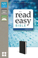 NIV, ReadEasy Bible, Compact, Imitation Leather, Black, Red Letter Edition