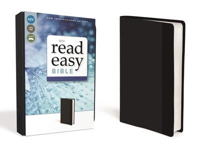 NIV, ReadEasy Bible, Large Print, Leathersoft, Black, Red Letter - 