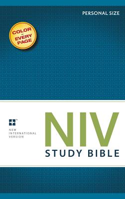 NIV Study Bible, Personal Size, Paperback, Red Letter Edition - Zondervan Publishing