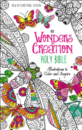 NIV, Wonders of Creation Holy Bible, Hardcover: Illustrations to Color and Inspire