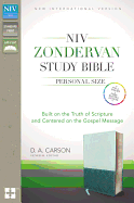 NIV, Zondervan Study Bible, Personal Size, Imitation Leather, Green/Blue, Indexed: Built on the Truth of Scripture and Centered on the Gospel Message