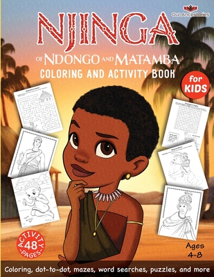 Njinga of Ndongo and Matamba Coloring and Activity Book - Aire, Ekiuwa