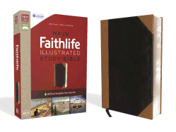 NKJV, Faithlife Illustrated Study Bible, Imitation Leather, Black/Tan, Indexed, Red Letter Edition: Biblical Insights You Can See