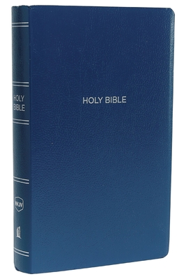 NKJV, Gift and Award Bible, Leather-Look, Blue, Red Letter Edition - Thomas Nelson