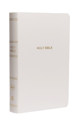 NKJV, Gift and Award Bible, Leather-Look, White, Red Letter Edition - Thomas Nelson