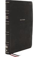 NKJV Holy Bible, Super Giant Print Reference Bible, Black Leathersoft, Thumb Indexed, 43,000 Cross references, Red Letter, Comfort Print: New King James Version: New King James Version
