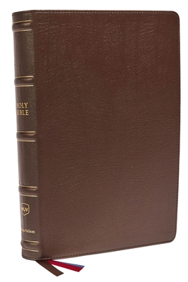 Nkjv, Large Print Verse-By-Verse Reference Bible, MacLaren Series, Genuine Leather, Brown, Thumb Indexed, Comfort Print: Holy Bible, New King James Version - Thomas Nelson
