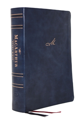 Nkjv, MacArthur Study Bible, 2nd Edition, Leathersoft, Blue, Comfort Print: Unleashing God's Truth One Verse at a Time - MacArthur, John F (Editor), and Thomas Nelson