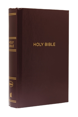 NKJV, Pew Bible, Large Print, Hardcover, Burgundy, Red Letter, Comfort Print: Holy Bible, New King James Version - Thomas Nelson