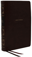 NKJV, Reference Bible, Classic Verse-by-Verse, Center-Column, Leathersoft, Black, Red Letter, Comfort Print: Holy Bible, New King James Version