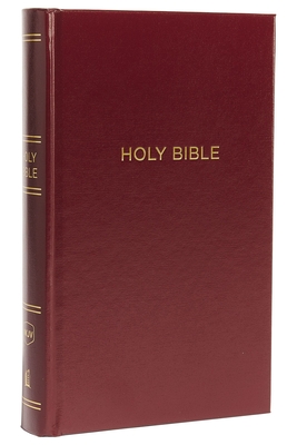 NKJV, Reference Bible, Personal Size Giant Print, Hardcover, Burgundy, Red Letter Edition, Comfort Print - Thomas Nelson