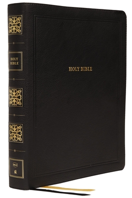 Nkjv, Reference Bible, Wide Margin Large Print, Leathersoft, Black, Red Letter Edition, Comfort Print: Holy Bible, New King James Version - Thomas Nelson