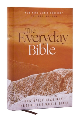 Nkjv, the Everyday Bible, Hardcover, Red Letter, Comfort Print: 365 Daily Readings Through the Whole Bible - Thomas Nelson