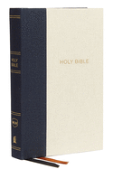 NKJV, Thinline Bible, Compact, Cloth Over Board, Blue/Tan, Red Letter Edition