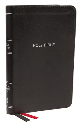 NKJV, Thinline Bible, Compact, Leathersoft, Black, Red Letter, Comfort Print: Holy Bible, New King James Version - Thomas Nelson