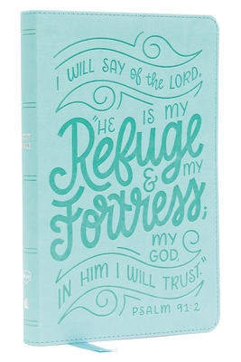 Nkjv, Thinline Youth Edition Bible, Verse Art Cover Collection, Turquoise Leathersoft, Red Letter, Comfort Print: Holy Bible, New King James Version - Thomas Nelson