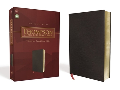 Nkjv, Thompson Chain-Reference Bible, Bonded Leather, Black, Red Letter - Thompson, Frank Charles, Dr. (Editor), and Zondervan