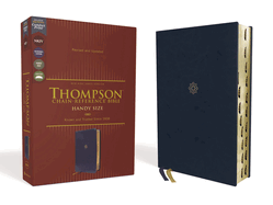 Nkjv, Thompson Chain-Reference Bible, Handy Size, Leathersoft, Navy, Red Letter, Comfort Print