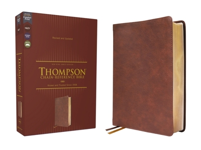 Nkjv, Thompson Chain-Reference Bible, Leathersoft, Brown, Red Letter, Comfort Print - Thompson, Frank Charles, Dr. (Editor), and Zondervan