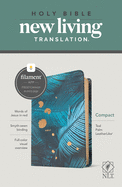 NLT Compact Bible, Filament-Enabled Edition (Leatherlike, Teal Palm, Red Letter)