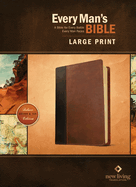 NLT Every Man's Bible Large Print Tutone Brown/Tan