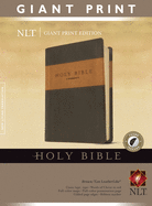 NLT Holy Bible, Giant Print, Brown/Tan, Indexed