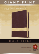 NLT Holy Bible, Giant Print, Wine/Gold