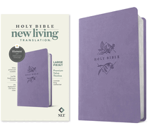 NLT Large Print Premium Value Thinline Bible, Filament-Enabled Edition (Leatherlike, Black Cross)
