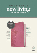 NLT Large Print Thinline Reference Bible, Filament-Enabled Edition (Leatherlike, Peony Pink, Red Letter)