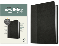 NLT Personal Size Giant Print Bible, Filament Enabled Edition (Red Letter, Leatherlike, Black/Onyx)