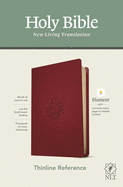 NLT Thinline Reference Bible, Filament Enabled Edition (Red Letter, Leatherlike, Pink, Indexed)