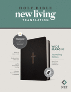 NLT Wide Margin Bible, Filament-Enabled Edition (Hardcover Leatherlike, Black Cross, Indexed, Red Letter)