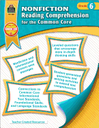 Nonfiction Reading Comprehension for the Common Core Grd 6