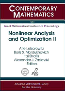 Nonlinear Analysis and Optimization II: Optimization - Leizarowitz, Arie (Editor), and Mordukhovich, Boris (Editor), and Shafrir, Itai (Editor)