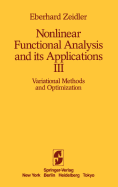 Nonlinear Functional Analysis and its Applications: III: Variational Methods and Optimization