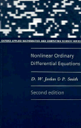 Nonlinear Ordinary Differential Equations - Jordan, D W, and Smith, P