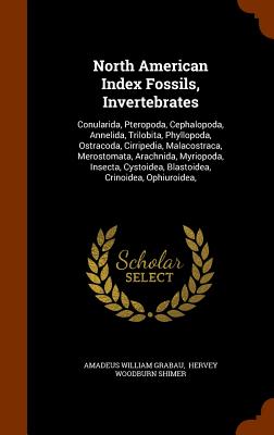 North American Index Fossils, Invertebrates: Conularida, Pteropoda, Cephalopoda, Annelida, Trilobita, Phyllopoda, Ostracoda, Cirripedia, Malacostraca, Merostomata, Arachnida, Myriopoda, Insecta, Cystoidea, Blastoidea, Crinoidea, Ophiuroidea, - Grabau, Amadeus William, and Hervey Woodburn Shimer (Creator)