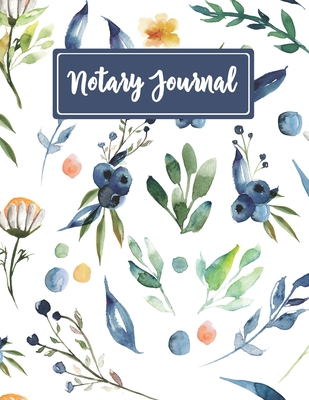 Notary Journal: Notary Log Book for Notarial Record Acts by a Public Notary - Marigold Books, Sweet