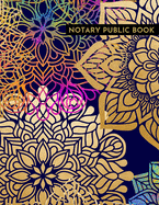 Notary Public Book: Journal For Notarial Record Acts & Events ( Personal Notary Template, Services Receipt Log, Transactions ) Large Size, Paperback