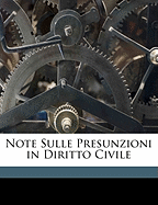 Note Sulle Presunzioni in Diritto Civile