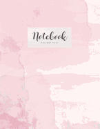 Notebook: Beautiful blush pink watercolor You got this &#9733; School supplies &#9733; Personal diary &#9733; Office notes 8.5 x 11 - big notebook 150 pages College ruled