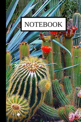 Notebook: Cacti Flower Design Lined Cactus Journal / Notebook / Diary 6x9 - Publishing, Yellow Bear