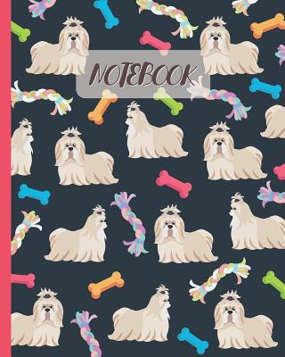 Notebook: Cute Shih Tzus & Toys - Lined Notebook, Diary, Track, Log & Journal - Gift Idea for Boys Girls Teens Men Women (8"x10" 120 Pages) - Cute Love Fluff