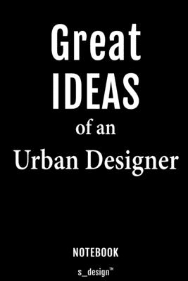 Notebook for Urban Designers / Urban Designer: awesome handy Note Book [120 blank lined ruled pages] - S_design Urban Designer Notebooks