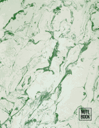 Notebook: Green Marble Composition Note Book College Ruled Line Paper Texture Style Design (Large 8.5 x 11)