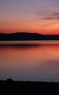 Notebook: Reichenau Island Lake Constance sunset evening - Wild Pages Press
